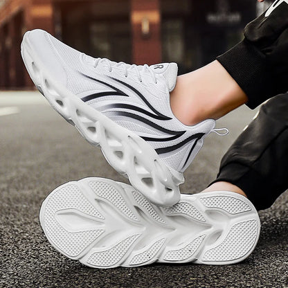 Chaussure sociale homme maille respirant confortable course chaussures de marche en plein air hommes chaussures de sport Zapatos Hombre 2025 meilleure vente