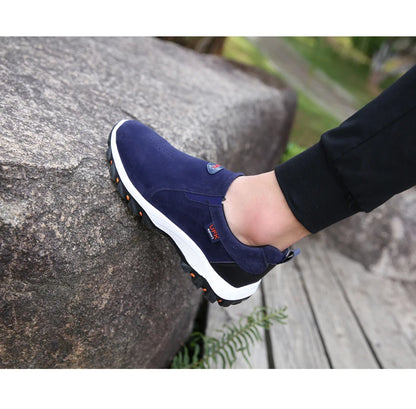 Sapatos desportivos casuais para homem, para caminhadas ao ar livre, acampamento, corrida leve e jogging, mocassins antiderrapantes, sapatos de caminhada, tamanhos grandes 38-50