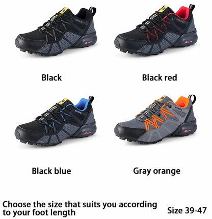 Men Hiking Shoes Outdoor Lightweight Camping Travel Shoes Non-Slip Waterproof Women Large Size Tactical Training Sports Shoes