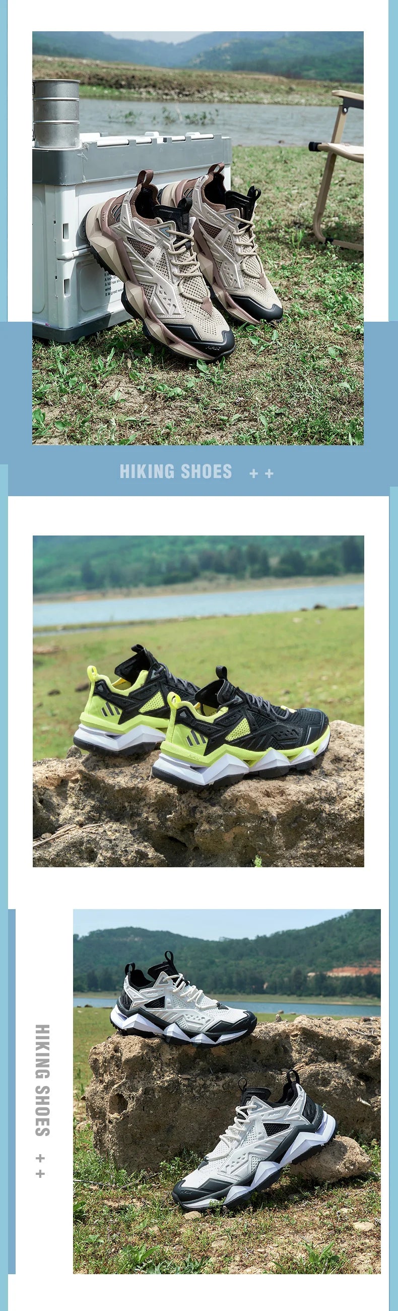 Rax  Men's Hiking Shoes  Breathable Hunting boots Outdoor Sports Mesh Sneakers Men Lightweight Mountain casual Trekking Shoes