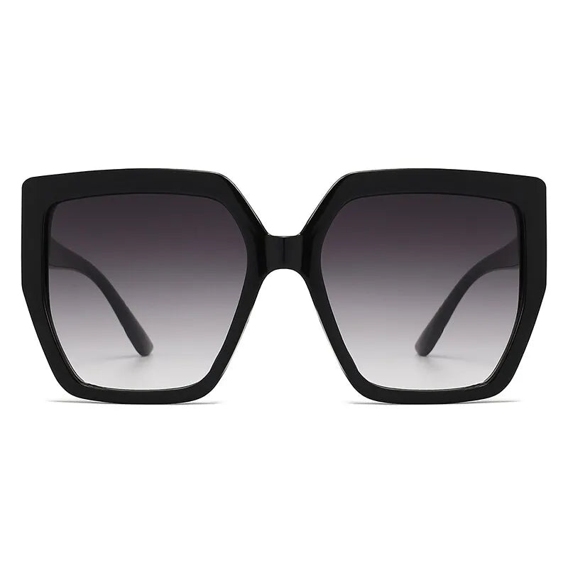 Vintage Oversized Square Sunglasses Women For Men Classic Big Frame Trending Sun Glasses UV400 Luxury Brand Designer Eyeglasses
