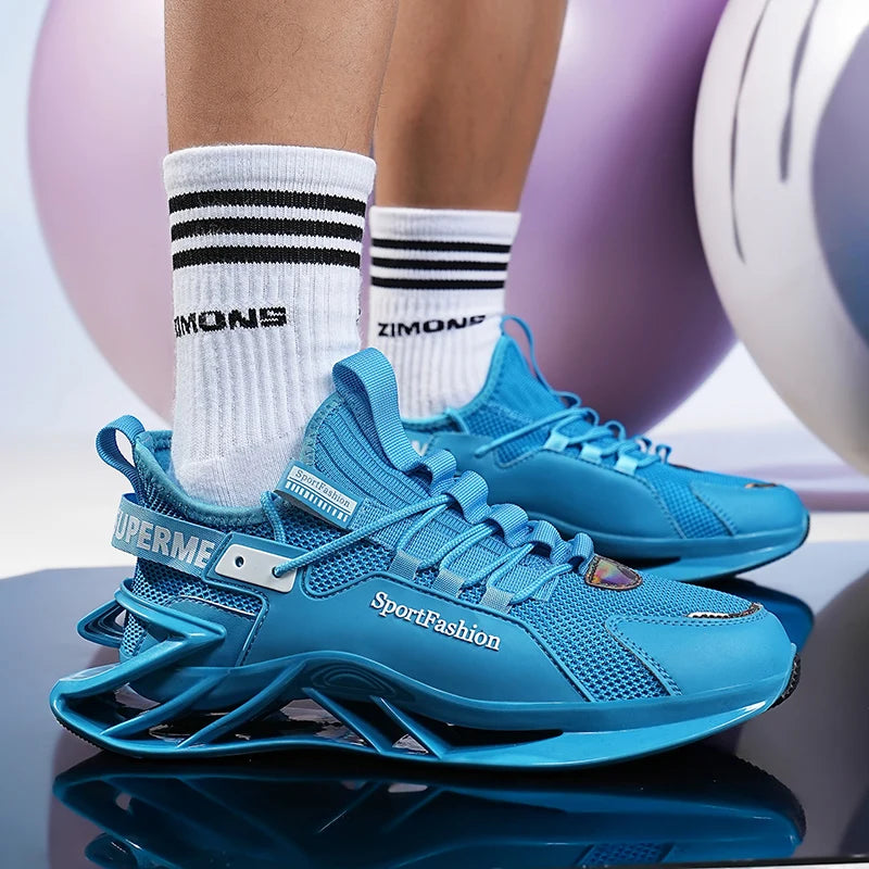 Mens Running Shoes New Mesh Breathe Sole Anti Slip Wear Resistant Daily Sports Trendy Fashion Casual Sneakers for Men
