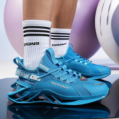 Mens Running Shoes New Mesh Breathe Sole Anti Slip Wear Resistant Daily Sports Trendy Fashion Casual Sneakers for Men