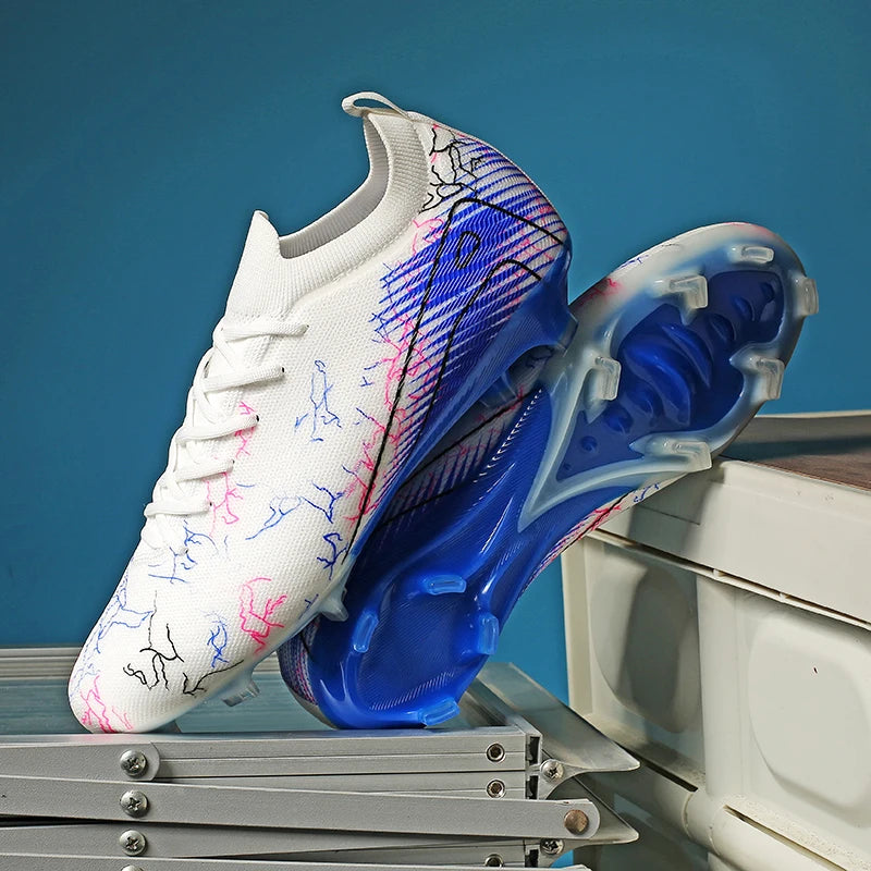 Pánske futbalové kopačky Veľkoobchod Kopačky s klincami Protisklzové tenisky Tréningové futbalové topánky Najvyššia kvalita FG Drop Shipping Unisex pre dospelých