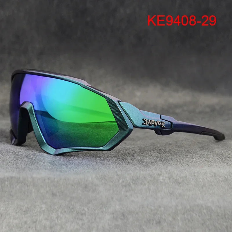 Kapvoe Herren-Marken-Angelbrille, Mountainbike- und Radfahrbrille, Damen-Rennradbrille, Fahrradbrille, Radsportbrille, Oculos Ciclismo
