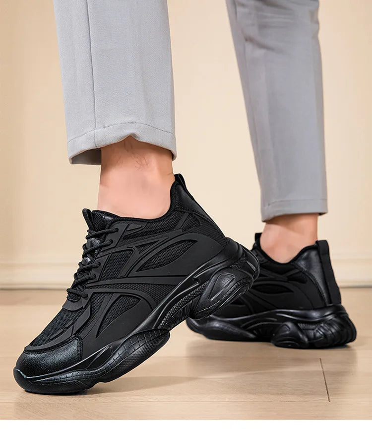 Nouvelles chaussures rehaussantes pour hommes, augmentation invisible de la taille de 10 cm, respirantes, augmentation de la taille de 8 cm, chaussures de sport en maille