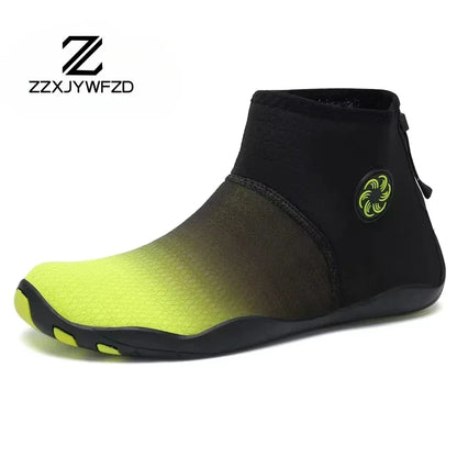 Sapatilhas aquáticas unissexo de cano alto para desporto ao ar livre, caminhada, travessias na água, natação, praia, fitness, mergulho e surf, estilo barefoot