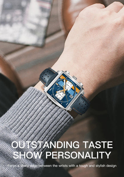 Relojes Hombre Specht & Söhne New Hot Watches Men Luxury Brand Male Japan VK64 Chronograph Trendy Sport Wristatch Waterproof