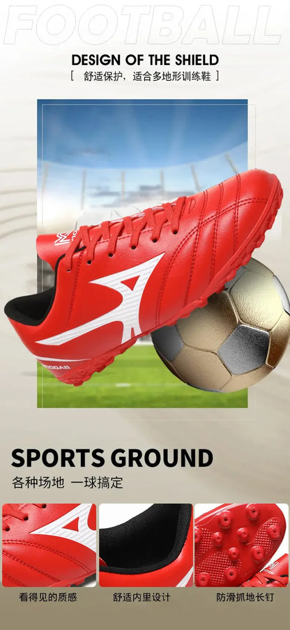 Hybrid Stud Soccer Boots With Durable Anti-slip Performance, Comfy To Wear For Casual Football Exercise And Competitive Games