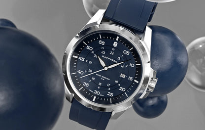 Montre pour homme SAPPHERO – Montre à quartz de luxe, étanche jusqu'à 50 m, équipée d'un mécanisme importé et d'un boîtier en acier inoxydable – Une idée cadeau idéale pour homme.
