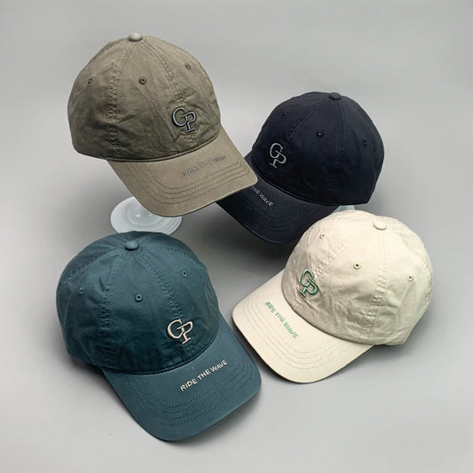 High-quality Letter Embroidery Kpop Men Women Baseball Hats Cotton Casual Ins Comfortable Unisex Fashion Sport Streetwear Caps