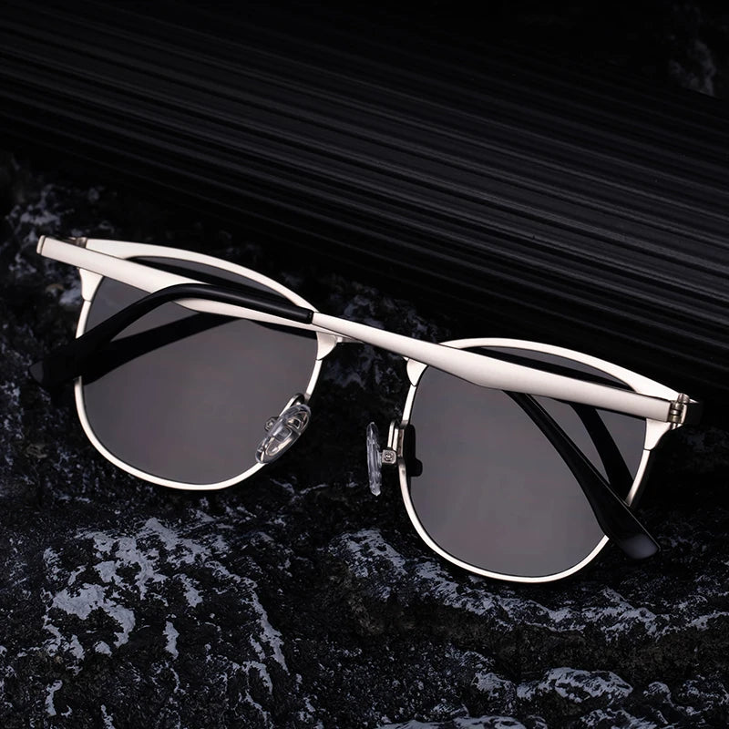 Steampunk Square Sunglasses Men 2026 Luxury Brand Metal Frame Retro Punk Sun Glasses Male Driving Shades Vintage Eyewear UV400