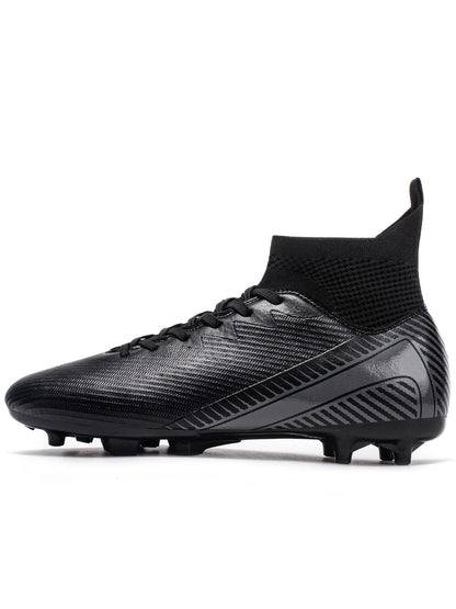 Professional Grass AG FG Soccer Shoes PU Fabric Integrated Upper TPU Tough Sole Wear Resistant Anti-slip Youth Footwear