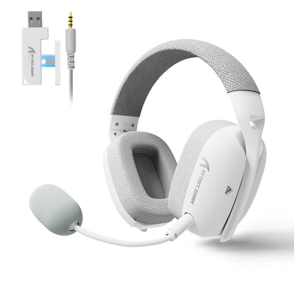 ATTACK SHARK L80PRO 3-in-1 Gaming Headset – Low Latency Wireless Bluetooth Headphones with Dual Microphone, 40mm Hi-Fi Sound & Stable Connection Gaming Headset