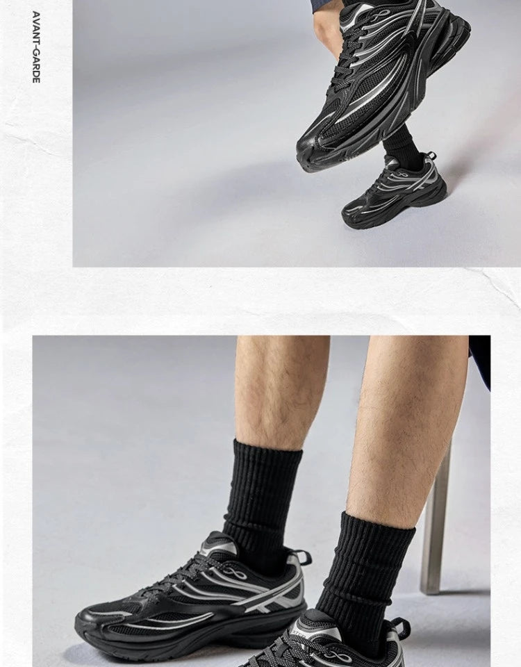 Xtep Little Basque 2 Casual Shoes for Men 2025 Summer Vintage Breathable Comfortable Non-Slip Durability Sneakers 875219320017