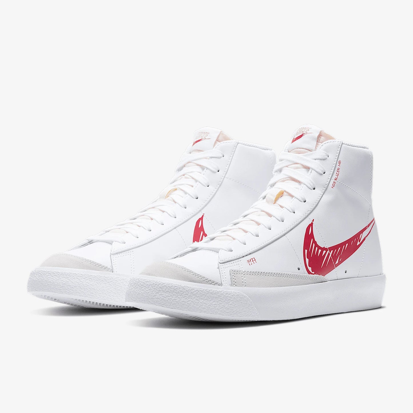 Nike Genuine Blazer Mid VNTG 77 SL Trail Blazer Manuscript Men's Board Shoes CW7580-100