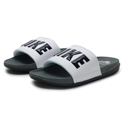 Nike Offcourt Slide herreslippers, komfortable og lette sandaler til indendørs og udendørs brug, udendørs strandsko Bq4639-001
