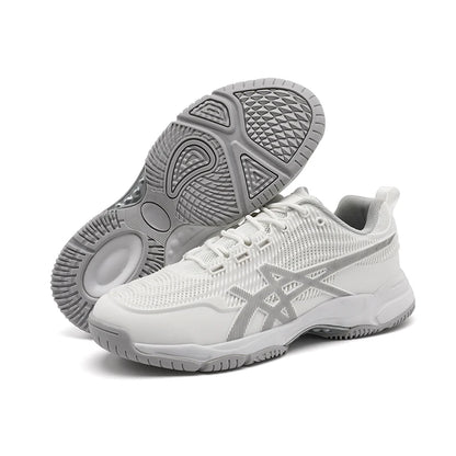 Herren Damen Badmintonschuhe Tischtennisschuhe für Volleyball Handball Sport-Sneaker rutschfest aus Mesh atmungsaktiv für das Training auf dem Spielfeld