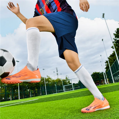 Herren-Fußballschuhe, Rasenstollen, Futsal, bequeme Kunstrasen-Fußballschuhe, Sport, ultraleicht, FG, rutschfest, für den Innenbereich, Erwachsene, rutschfest