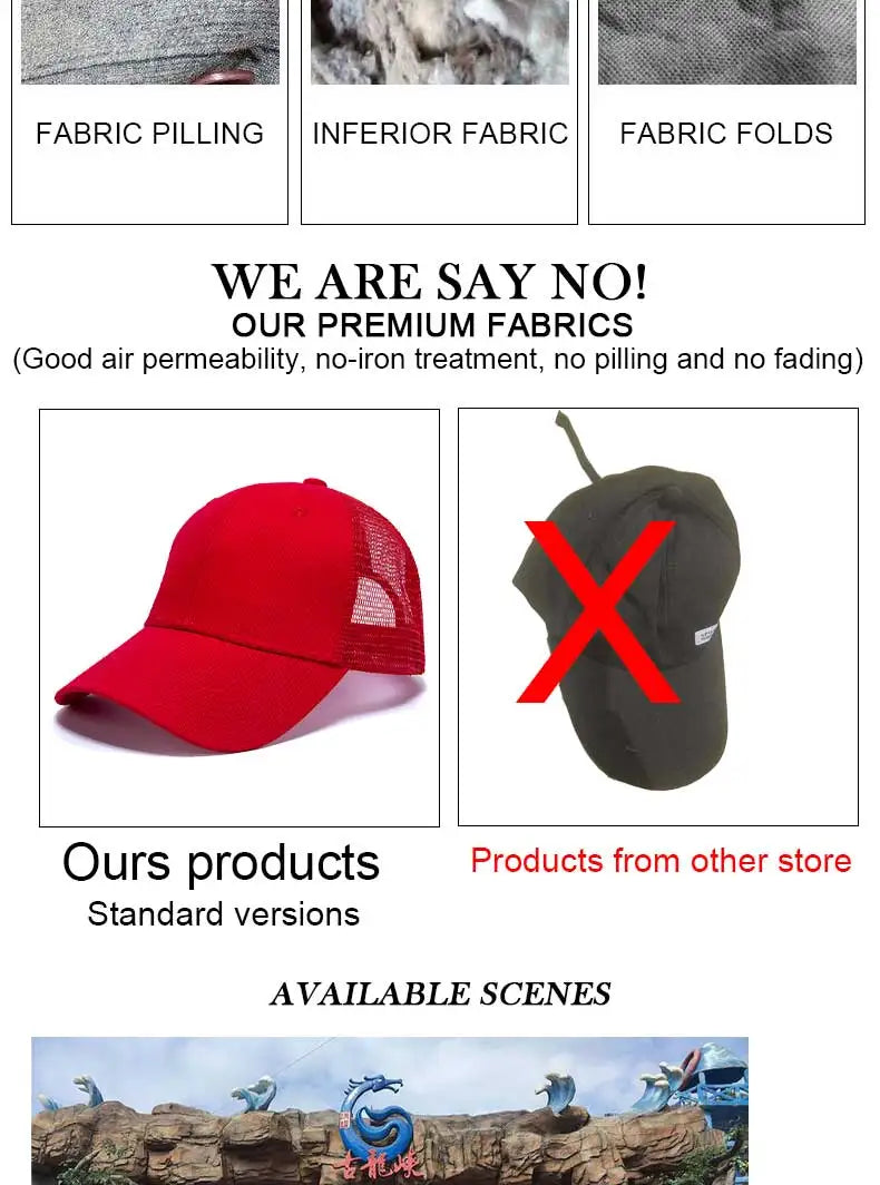 Baseballcaps für Großhandel, lässige Caps für Herren, Mesh-Hüte für Damen, Unisex-Hüte, Hut mit individuellem Logo, bestickte Hüte