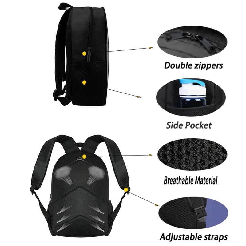 Fortnite 15 Inch Cartoon School Backpack for Kids Boys Girls, Cool Game Printed Lightweight Backpack Large Suitable for ages 5-8