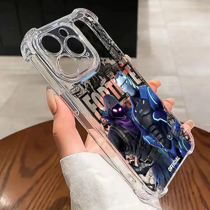 Game Fortnite Phone Case For Samsung Galaxy S26 S25 S24 S23 S22 S21 S20 Edge FE Ultra Plus 4G 5G Anti Fall Clear TPU Cover