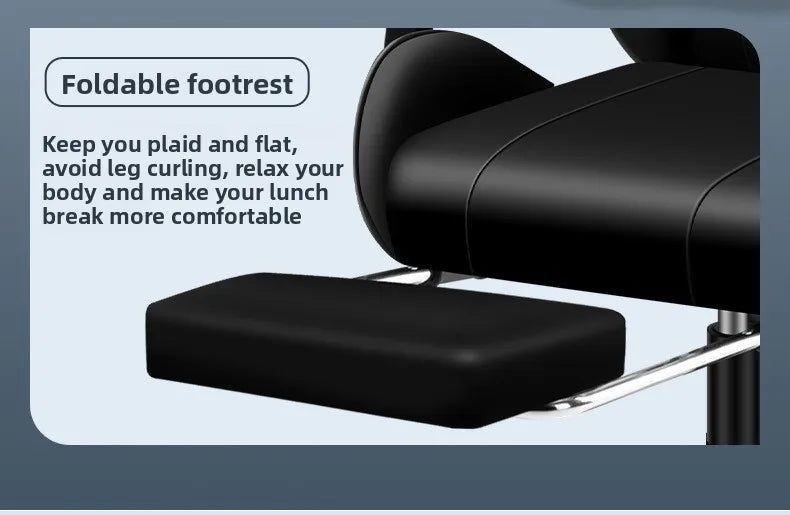 Gaming Chair Comfortable Sedentary Ergonomic Game Chair Reclining Massage Rotating Chair