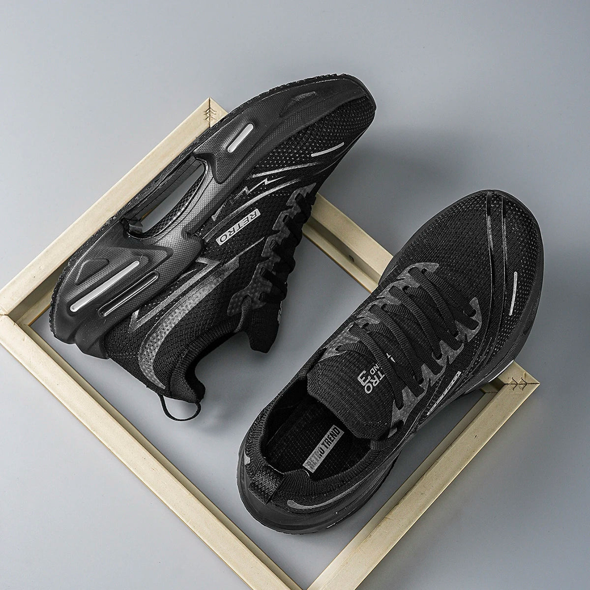 Unisex-Sportschuhe, trendig, atmungsaktives Mesh, weiche Sohle, stoßdämpfend, strapazierfähig, für Teenager, professionelle Laufschuhe für Herren