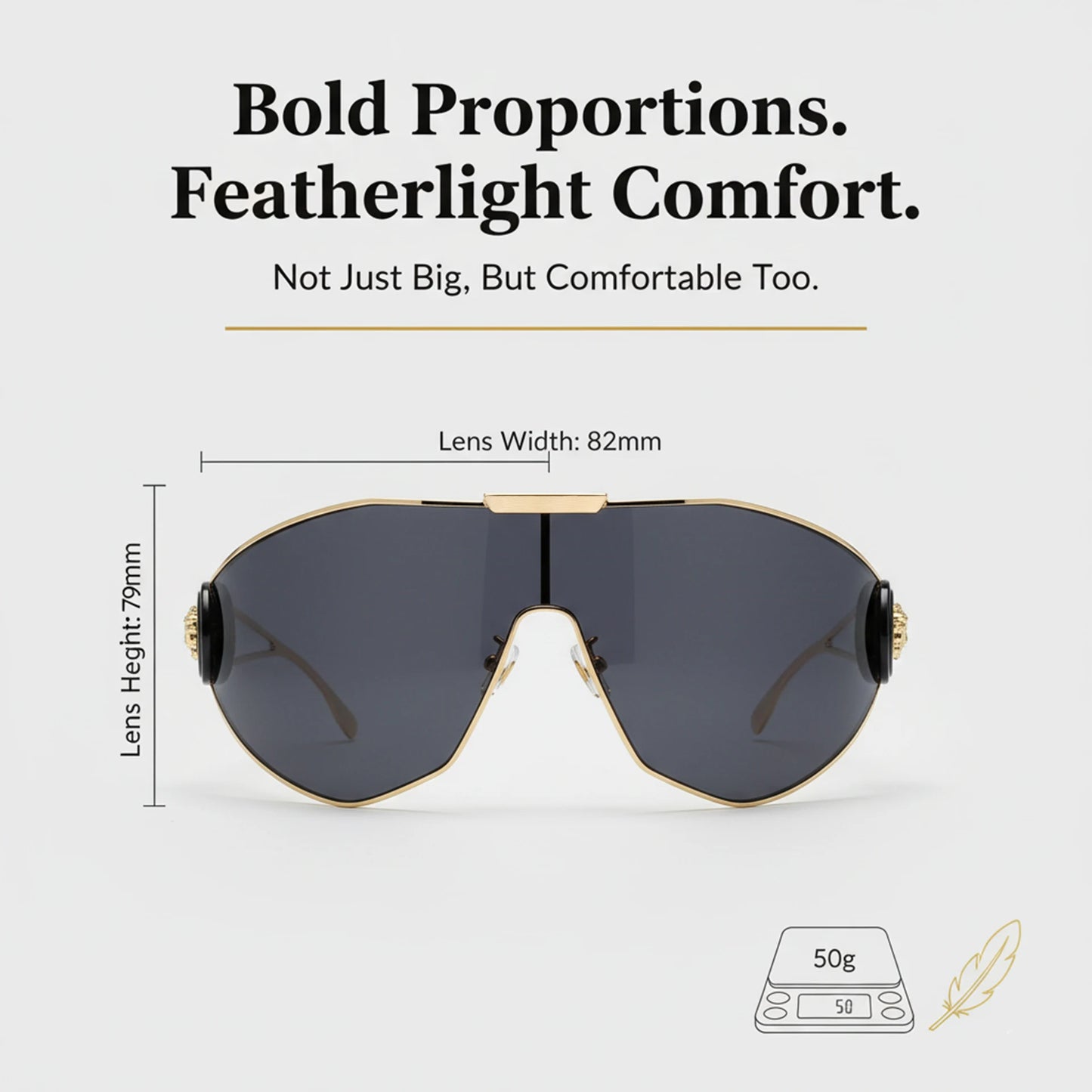 Oversized One-Piece Windproof Mask Sunglasses Women 2026 Luxury Fashion Vintage Steampunk Polygon Shield Wrap Around Sun Glasses