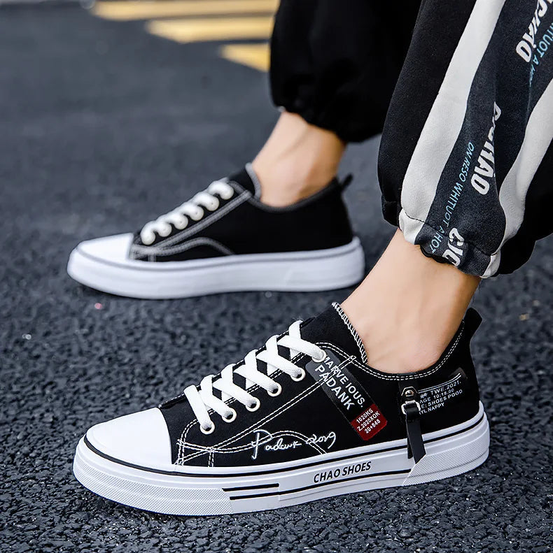 2025 été hommes toile baskets basses décontracté respirant chaussures pour adolescent à la mode léger jeunesse Streetwear confort chaussures