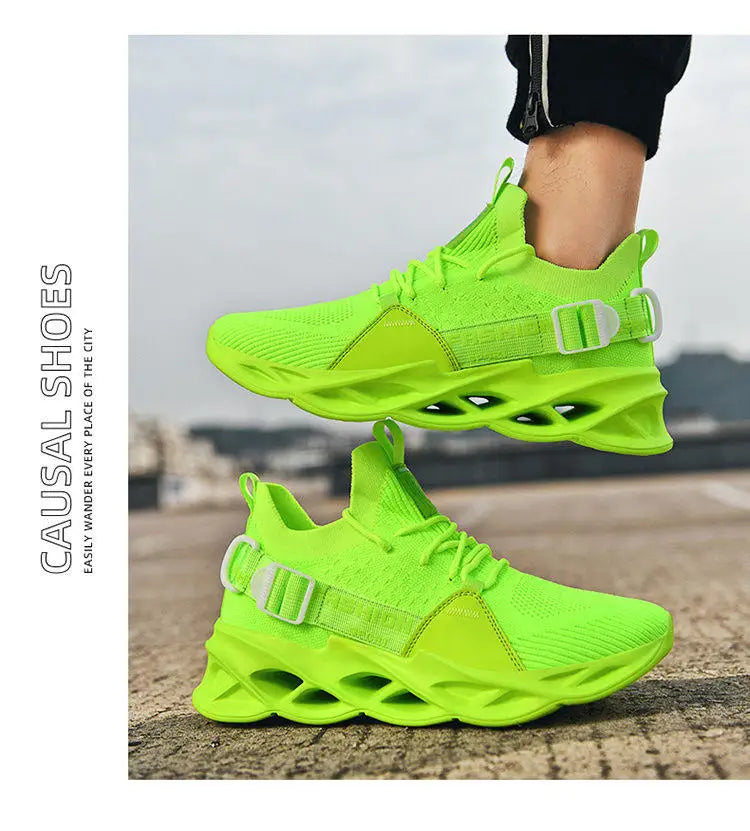 Moda Lila Casual Sneakers Dam Herr Blade Löparskor Storlek 48 Lätta Andningsbara Sportskor Herr Mesh-sneakers