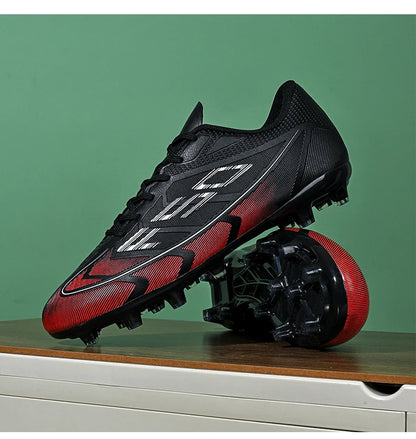 Nouvelles chaussures de football pour hommes, chaussures de futsal à cheville haute, respirantes, antidérapantes, de haute qualité, ultralégères, chaussures de sport, chaussures de match en plein air