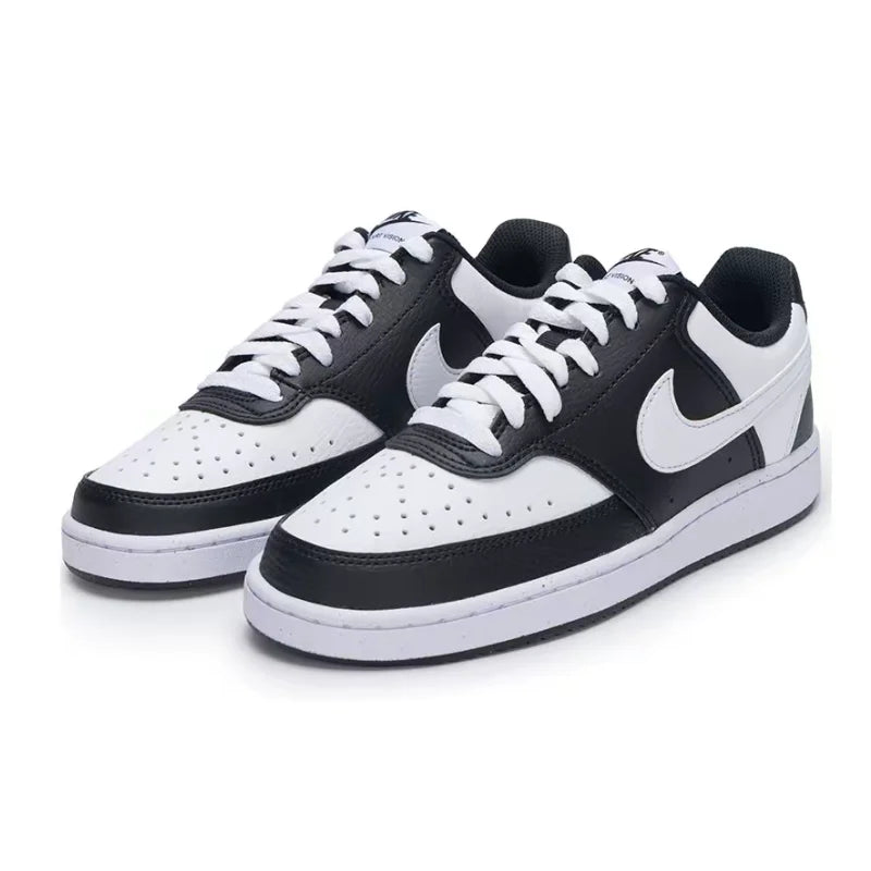 Nike Court Vision Low Minimalist, Stylish, Comfortable, Slip-Resistant Low-Top Sneakers Women's Panda Colorway DH3158-003