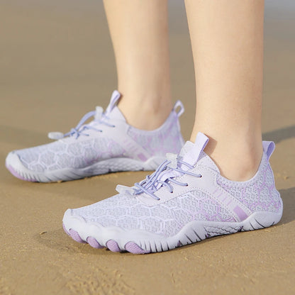 Damen Herren Aqua-Schuhe zum Waten im stromaufwärts fließenden Wasser Wassersneaker Schnelltrocknend Strand Barfuß Outdoor Waten im stromaufwärts fließenden Wasser Wassersport Schwimmschuhe