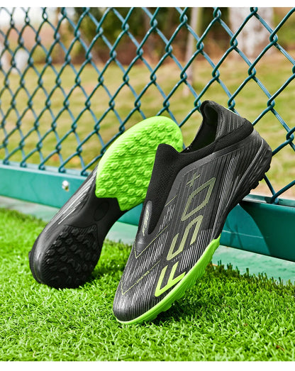 New Men's Soccer Shoes Match Football Boots Sneakers Non-Slip Grass Cleats High-Quality Futsal Indoor Hot-Selling High-Top Outdoor