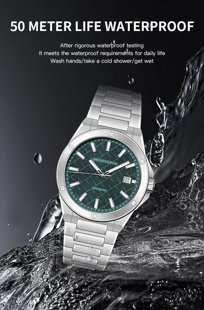 Specht&Sohne 2025 New 38MM Men's Watches Automatic Watch Japan Miyota 8215 Movt Steel Sapphire Crystal Reloj Homb Waterproof