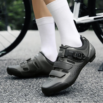 Pánské cyklistické boty bez přezek, boty na ploché pedály pro MTB, protiskluzové gumové boty pro silniční kola, dámské závodní boty na horská kola