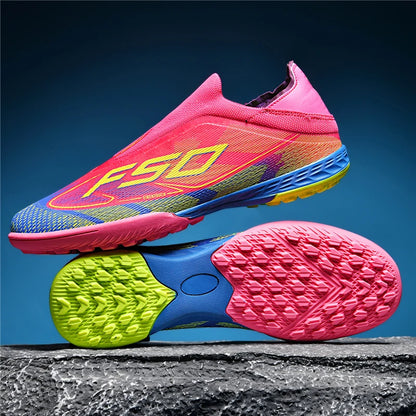 Chaussures de Football pour hommes, bottes de Football ultralégères pour adultes, crampons d'intérieur, antidérapants, Fg sur gazon, confortables, nouvelle collection
