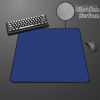 Černá podložka pod myš Speed v čisté barvě, vysoce elastická, s protiskluzovou spodní stranou, prémiová herní podložka pro e-sport s ultrajemným povrchem na stůl