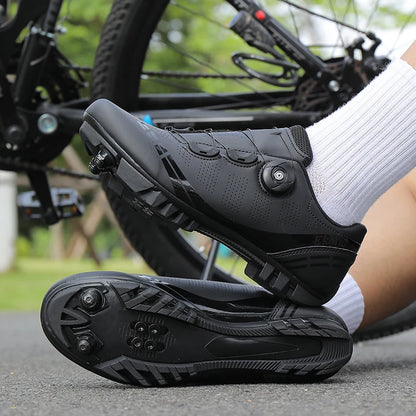 Buty rowerowe unisex Speed – buty wyczynowe SPD do rowerów szosowych z blokadą, oddychające buty MTB do jazdy górskiej i terenowej