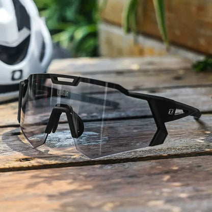 LAMEDA gepolariseerde fietsbril voor op de weg, UV400, mountainbike-zonnebril, fietsbril, sportbril, outdoor-zonnebril, heren, dames