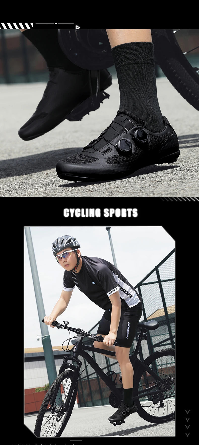 Speed Cycling Sneaker Herre-cykelsko til landevejscykling med klamper SPD-sko Cykelsko til flade pedaler Herre-cykelsko til udendørs brug Hvid