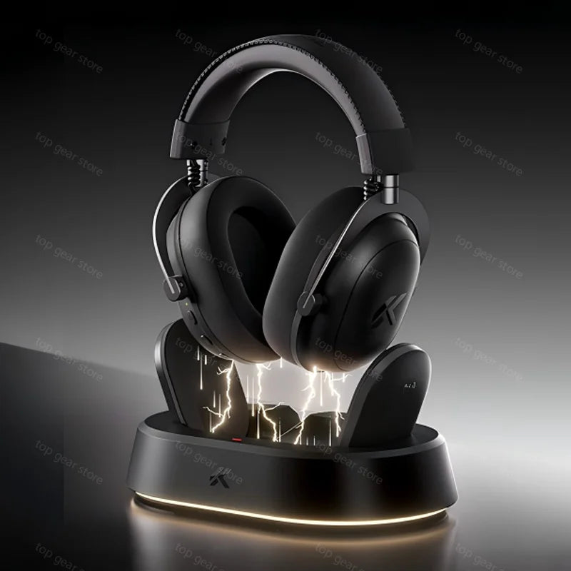 MCHOSE V9 Turbo Gaming Headset BT 2.4G Low Latency Wireless Esport With 60mm Dynamic Driver 2000mAh Magnetic Charging For Gamers