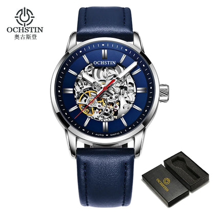 OCHSTIN Automatikuhren für Herren – Luxus, Royal, Leuchtend, Skelett, wasserdicht, mechanisch, modisch – Herrenuhren als Geschenke für Männer