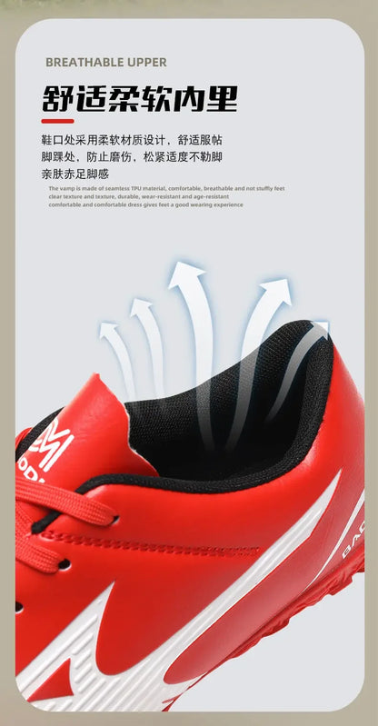 Hybrid Stud Soccer Boots With Durable Anti-slip Performance, Comfy To Wear For Casual Football Exercise And Competitive Games