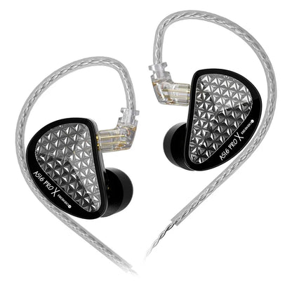 KZ AS16 PRO X in Ear Earphone 8 Balanced Armature Headset Three-Channel Acoustic Duct Structure HiFi Headphones ZSX ZAR ZS10PROX