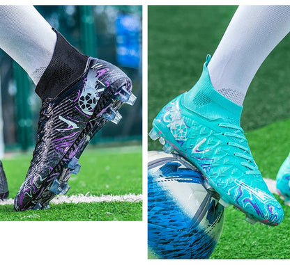 Sapatilhas de futebol profissional para homem, sapatilhas com pitões, sapatilhas de futebol originais, botas para campo de futebol de interior, treino em relva, TF/FG, ténis