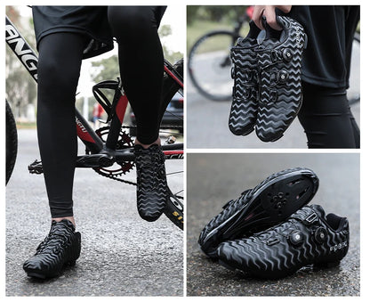 Chaussures de cyclisme pour homme : chaussures de course sur route à fixation automatique, chaussures de sport, chaussures d'entraînement sans crampons ; chaussures de cyclisme pour femme avec crampons SPD
