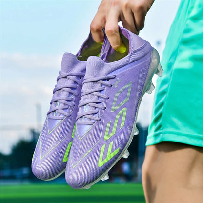 Ανδρικά παπούτσια ποδοσφαίρου Αντιολισθητικά παπούτσια για αγώνες σε χλοοτάπητα Παπούτσια ποδοσφαίρου υψηλής ποιότητας με ψηλό στέλεχος Παπούτσια φούτσαλ για εσωτερικούς χώρους Κορυφαία σε πωλήσεις για εξωτερικούς χώρους