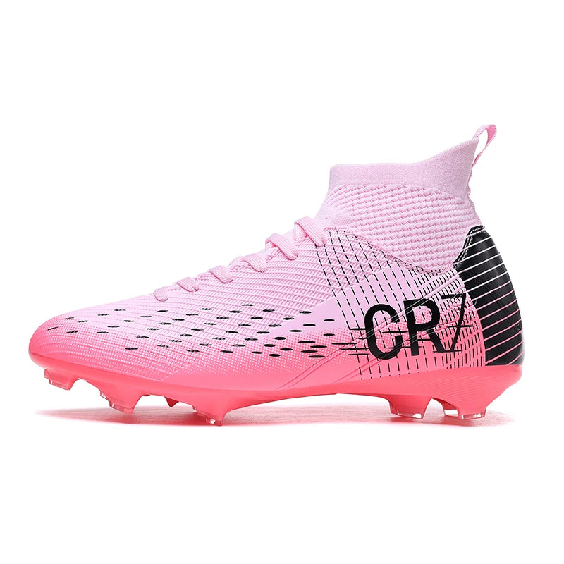 TF Long Stud Training Football Cleats Wear Resistant Breathable Firm Ground Outdoor Match Training Sports Footwear
